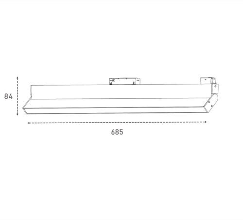 Alternative view of SLEEK TRUE-A LED Magnetic Flood Light 24W