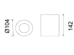 Alternative view of Downlight LED COB ASTRA-B