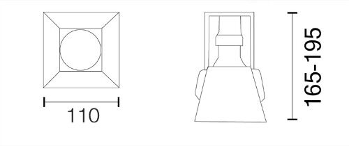 Alternative view of DOWNLIGHT E27 COSMOS-S4