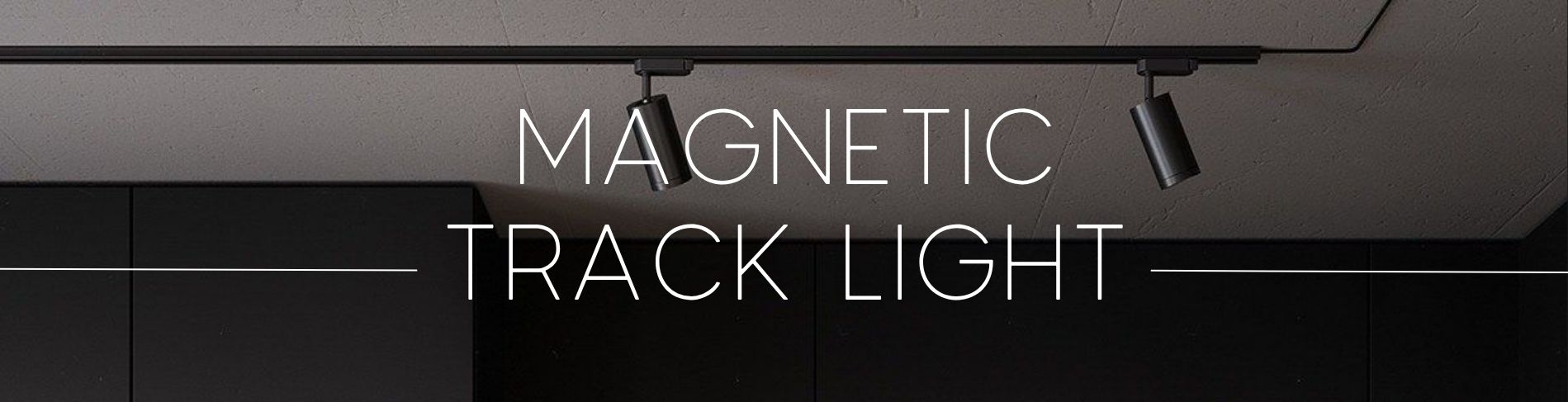 Magnetic track light