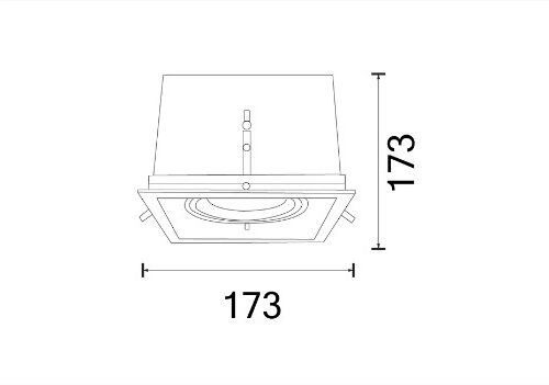 Alternative view of DOWNLIGHT AR111 LIMO-A