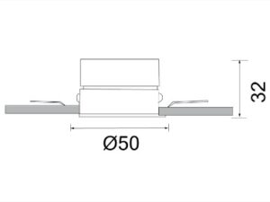 Alternative view of Downlight LED COB TOY-A