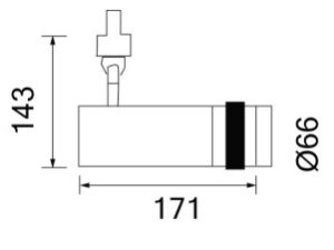 Alternative view of AIMO-A TRACK LIGHT